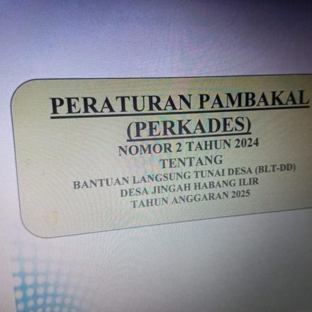 Peraturan Kepala Desa